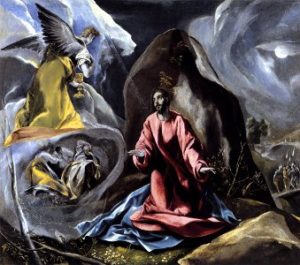 Modlitwa w Ogrodzie Oliwnym (mal. El Greco)
